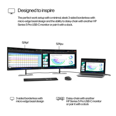 HP Series 5 Pro FHD - 524pf Monitor (23.8")