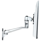STARTECH Wall Mount Monitor Arm - Articulating Ergonomic VESA Wall Mount Monitor Arm - 20" (52cm) Long - Single Display up to 34" - Swivel|Tilt|Rotate - Adjustable Screen Mount (ARMWALLDSLP) (ARMWALLDSLP)