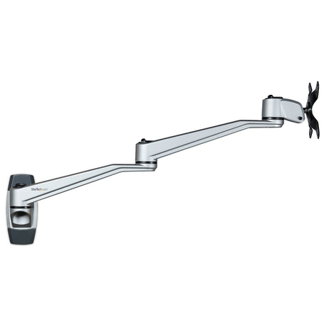 STARTECH Wall Mount Monitor Arm - Articulating Ergonomic VESA Wall Mount Monitor Arm - 20" (52cm) Long - Single Display up to 34" - Swivel|Tilt|Rotate - Adjustable Screen Mount (ARMWALLDSLP) (ARMWALLDSLP)