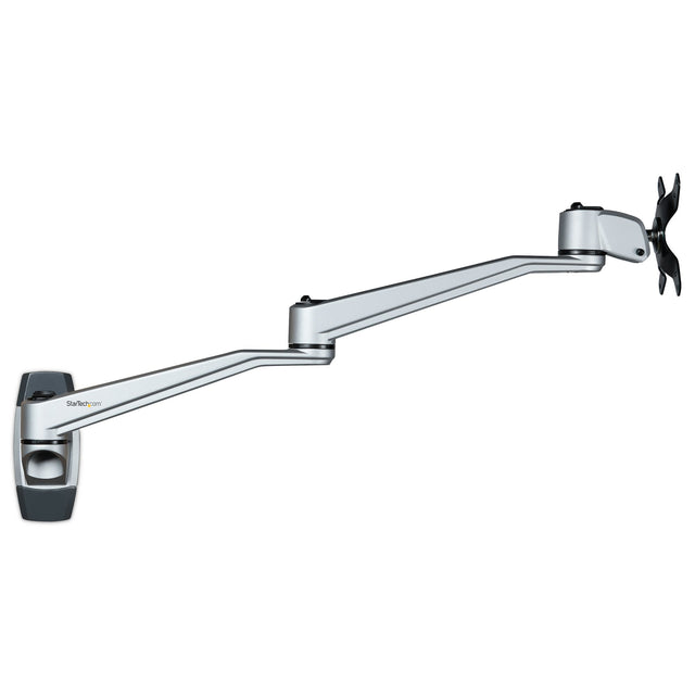 STARTECH Wall Mount Monitor Arm - Articulating Ergonomic VESA Wall Mount Monitor Arm - 20" (52cm) Long - Single Display up to 34" - Swivel|Tilt|Rotate - Adjustable Screen Mount (ARMWALLDSLP) (ARMWALLDSLP)