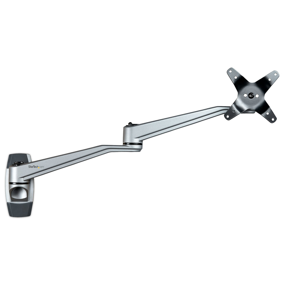 STARTECH Wall Mount Monitor Arm - Articulating Ergonomic VESA Wall Mount Monitor Arm - 20" (52cm) Long - Single Display up to 34" - Swivel|Tilt|Rotate - Adjustable Screen Mount (ARMWALLDSLP) (ARMWALLDSLP)