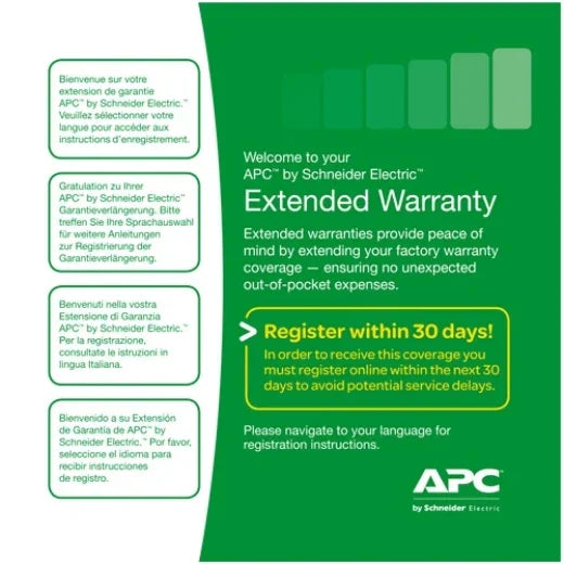 APC – 1-Year Extended Warranty – Standard Protection – General Electronics