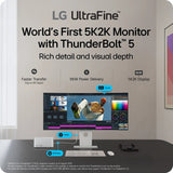 LG 40U990A-W Monitor – 40" / 5K2K / Nano IPS / 120Hz – Professional Monitor