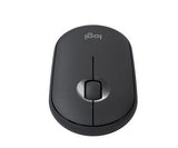 LOGITECH Pebble M350 Wireless Mouse | RF Wireless + Bluetooth Graphite (910-005602)