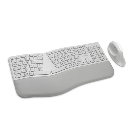 KENSINGTON Pro Fit Ergo Wireless Keyboard and Mouse—Gray (K75407US) KENSINGTON