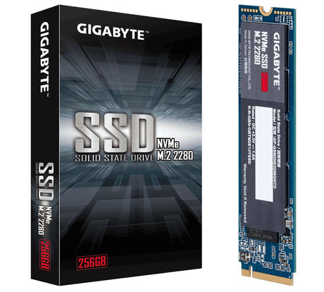 GIGABYTE 256GB | M.2 2280 | PCI-Express 3.0 x4 | NVMe 1.3 | 1700|1100 MB|s (GP-GSM2NE3256GNTD)