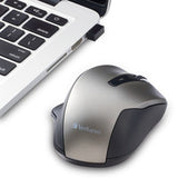 VERBATIM 70242 – Wireless 2.4GHz / 1600 DPI / Silent Click – Office Wireless Mouse
