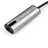 STARTECH 2.5GbE USB C to Ethernet Adapter NBASE-T NIC - USB 3.0 Type C 2.5|1 Gigabit|100 Mbps Multi Speed Network| USB 3.1 Laptop to RJ45|LAN Thunderbolt 3 Compatible|MacBook Pro Surface (US2GC30) (US2GC30) STARTECH