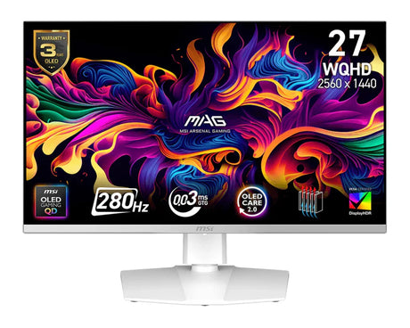 MSI MAG 272QPW Monitor – 26.5" / QHD / OLED / 280Hz – Gaming Monitor