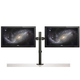 STARTECH Desk Mount Dual Monitor Arm - Desk Clamp | Grommet VESA Monitor Mount for up to 32" Displays - Ergonomic Articulating Monitor Arm - Height Adjustable|Tilt|Swivel|Rotating (ARMDUAL2) (ARMDUAL2)