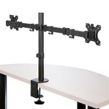 STARTECH Desk Mount Dual Monitor Arm - Desk Clamp | Grommet VESA Monitor Mount for up to 32" Displays - Ergonomic Articulating Monitor Arm - Height Adjustable|Tilt|Swivel|Rotating (ARMDUAL2) (ARMDUAL2)