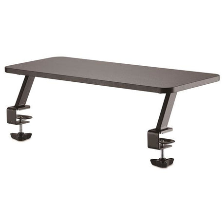 STARTECH Monitor Riser Stand - Clamp-on Monitor Shelf for Desk - Extra Wide 25.6" (65 cm) For up to 34" Monitors - Black (MNRISERCLMP) (MNRISERCLMP)