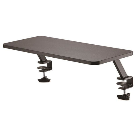 STARTECH Monitor Riser Stand - Clamp-on Monitor Shelf for Desk - Extra Wide 25.6" (65 cm) For up to 34" Monitors - Black (MNRISERCLMP) (MNRISERCLMP)