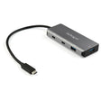 STARTECH 4 Port USB C Hub w| 2x USB A & 2x USB C - SuperSpeed 10Gbps USB Type-C 3.1|3.2 Gen 2 Hub - USB Bus Powered - Portable USB-C to USB Adapter Hub - Aluminum - 9.8" (25cm) Cable (HB31C2A2CB) (HB31C2A2CB)