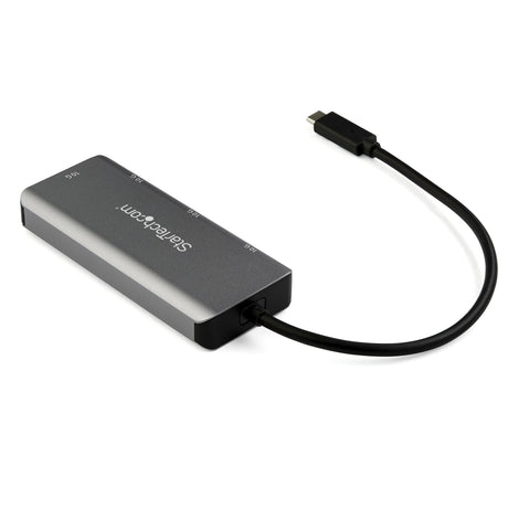 STARTECH 4 Port USB C Hub w| 2x USB A & 2x USB C - SuperSpeed 10Gbps USB Type-C 3.1|3.2 Gen 2 Hub - USB Bus Powered - Portable USB-C to USB Adapter Hub - Aluminum - 9.8" (25cm) Cable (HB31C2A2CB) (HB31C2A2CB)