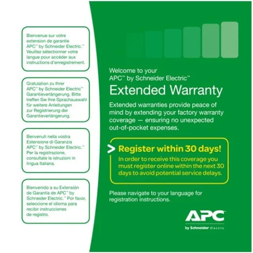 APC – 1-Year Extended Warranty – Standard Protection – General Electronics