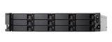 QNAP 12 x 3.5" | AMD Ryzen 7 3700X | 128 GB UDIMM DDR4 | 5 GB Flash | 2 x 300 W | 100-240 V | 13.73 kg (TS-H1277XU-RP-3700X-128G)