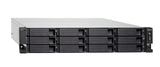 QNAP 12 x 3.5" | AMD Ryzen 7 3700X | 128 GB UDIMM DDR4 | 5 GB Flash | 2 x 300 W | 100-240 V | 13.73 kg (TS-H1277XU-RP-3700X-128G)