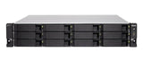 QNAP 12 x 3.5" | AMD Ryzen 7 3700X | 128 GB UDIMM DDR4 | 5 GB Flash | 2 x 300 W | 100-240 V | 13.73 kg (TS-H1277XU-RP-3700X-128G)