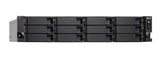 QNAP 12 x 3.5" | AMD Ryzen 7 3700X | 128 GB UDIMM DDR4 | 5 GB Flash | 2 x 300 W | 100-240 V | 13.73 kg (TS-H1277XU-RP-3700X-128G)