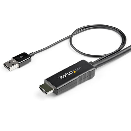 STARTECH 2m (6ft) HDMI to DisplayPort Cable 4K 30Hz - Active HDMI 1.4 to DP 1.2 Adapter Converter Cable with Audio - USB Powered - Mac & Windows - HDMI Laptop to DP Monitor - Male|Male (HD2DPMM2M) (HD2DPMM2M)