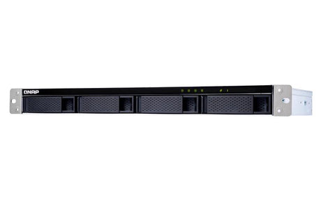 QNAP 4x 2.5"|3.5" SATA | 1 x SFF-8088 | 1U | 100W PSU | 100-240V | 3.98 kg (TL-R400S)
