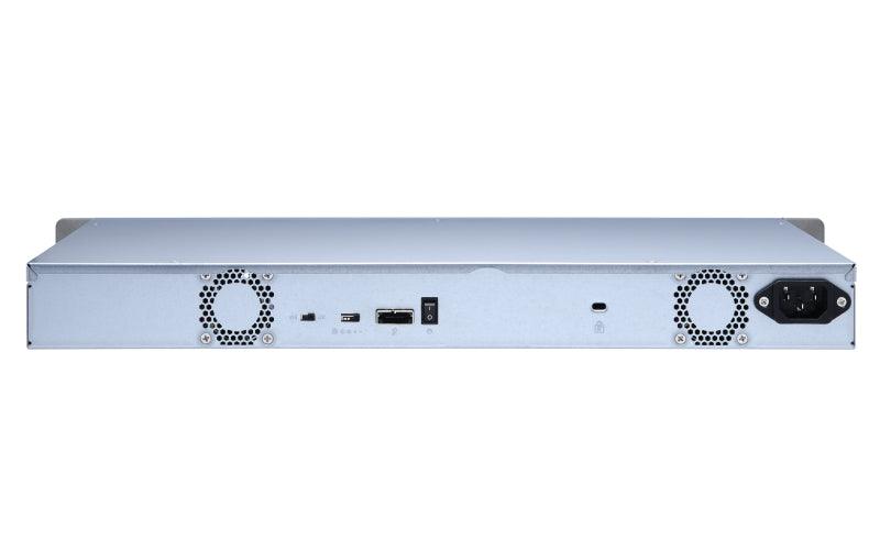 QNAP 4x 2.5"|3.5" SATA | 1 x SFF-8088 | 1U | 100W PSU | 100-240V | 3.98 kg (TL-R400S)