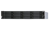QNAP 12x 2.5"|3.5" SATA | 3 x SFF-8088 | 2U | 250 W (x2) PSU | 100-240V | 9.49 kg (TL-R1200S-RP)