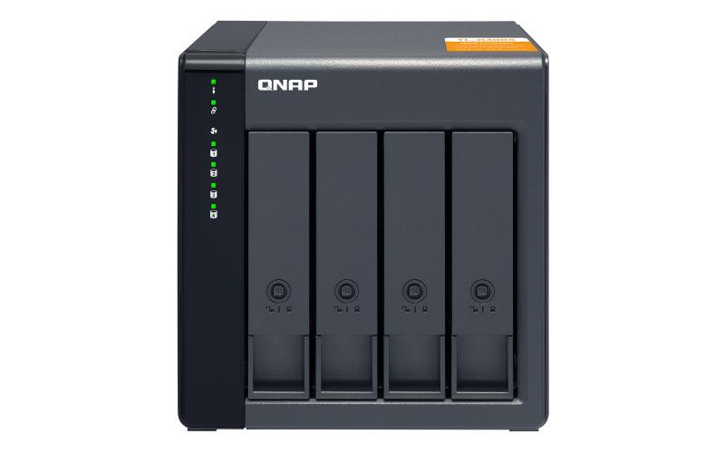 QNAP 4x 2.5"|3.5" SATA | 1x SFF-8088 | 65 W | 100-240V | 3.66 kg (TL-D400S)