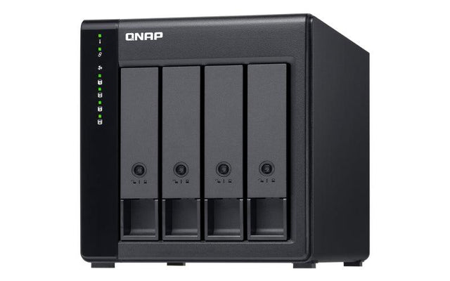 QNAP 4x 2.5"|3.5" SATA | 1x SFF-8088 | 65 W | 100-240V | 3.66 kg (TL-D400S)