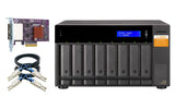 QNAP 8x 2.5"|3.5" SATA | 2 x SFF-8088 | 250 W PSU | 100-240V | 6.17 kg (TL-D800S)