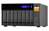 QNAP 8x 2.5"|3.5" SATA | 2 x SFF-8088 | 250 W PSU | 100-240V | 6.17 kg (TL-D800S)