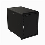 STARTECH 4-Post 15U Server Rack Cabinet | 19" Data Rack Cabinet for IT | Network Equipment | with Adjustable Mounting Rails (RK1536BKF)