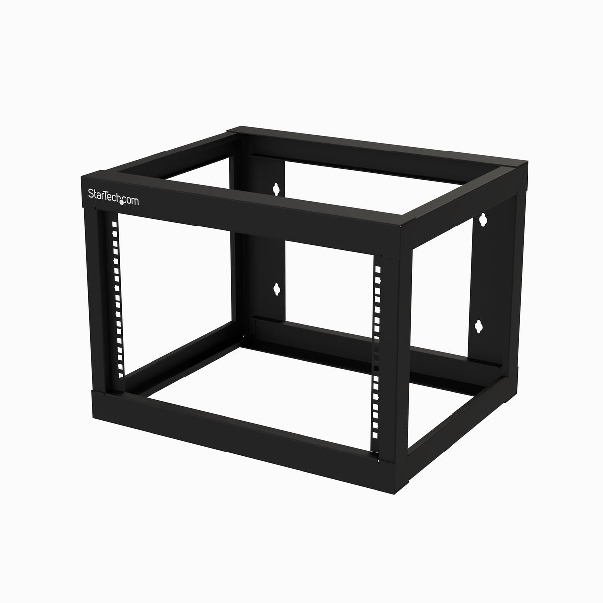 STARTECH 6U 19" Wall Mount Network Rack 19" Deep 2 Post Open Frame for Server Room Data|AV|IT|Communication|Computer Equipment|Patch Panel w|Cage Nuts|Screws Hook|Loop - Cisco 2960 (RK619WALLO) (RK619WALLO)