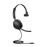 JABRA EVOLVE2 40 SE – Wired (USB-C/USB-A) / Mono / Office – Head-band Headset