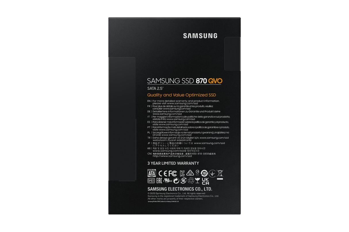 SAMSUNG 2 TB SATA III | 2.5" | V-NAND MLC | 560|530 MB|s (MZ-77Q2T0BW)