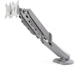 STARTECH Desk Mount Dual Monitor Arm with USB & Audio - Desk Clamp VESA Mount for up to 32" Displays - 2x USB | 2x 3.5mm audio - Ergonomic Full Motion Dual Monitor Arm - Silver (ARMSLIMDUOS) (ARMSLIMDUOS)