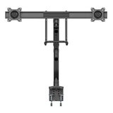 STARTECH Desk Mount Dual Monitor Arm - Ergonomic Dual Monitor VESA Mount 32" (17.6lb) Displays - Crossbar Handle for Synchronized Full Motion - Height Adjustable - C-Clamp|Grommet (ARMSLMBARDUO) (ARMSLMBARDUO)