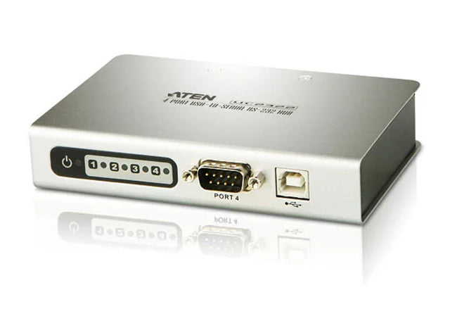 ATEN UC2324-AT – USB-A / RS-232 Serial Ports – Travel Hub