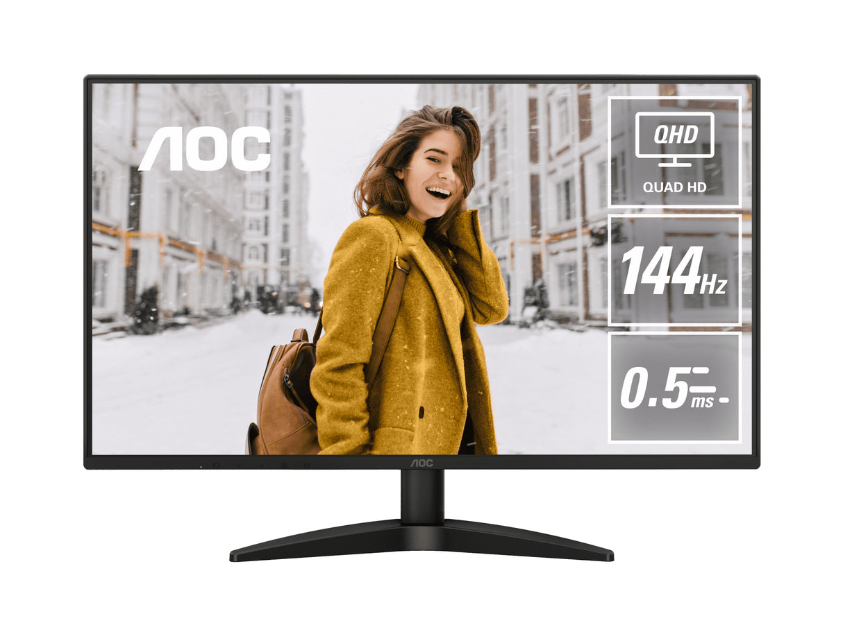 AOC Q27B36X Monitor – 27" / QHD / IPS / 144Hz – Gaming Monitor