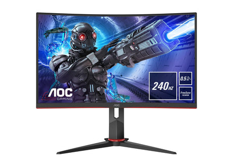 AOC computer monitor (27") Full HD Black, Red, Silver