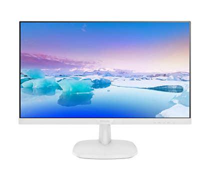 PHILIPS /75 computer monitor (27") Full HD LED White