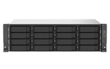 QNAP 16 x 3.5" | AMD Ryzen Embedded V1500B | 16 GB UDIMM DDR4 | 5 GB Flash | 2 x 550 W | 100-240 V | 12 kg (TS-1673AU-RP-16G)