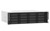 QNAP 16 x 3.5" | AMD Ryzen Embedded V1500B | 16 GB UDIMM DDR4 | 5 GB Flash | 2 x 550 W | 100-240 V | 12 kg (TS-1673AU-RP-16G)