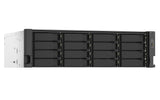 QNAP 16 x 3.5" | AMD Ryzen Embedded V1500B | 16 GB UDIMM DDR4 | 5 GB Flash | 2 x 550 W | 100-240 V | 12 kg (TS-1673AU-RP-16G)