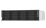 QNAP 16 x 3.5" | AMD Ryzen Embedded V1500B | 16 GB UDIMM DDR4 | 5 GB Flash | 2 x 550 W | 100-240 V | 12 kg (TS-1673AU-RP-16G)