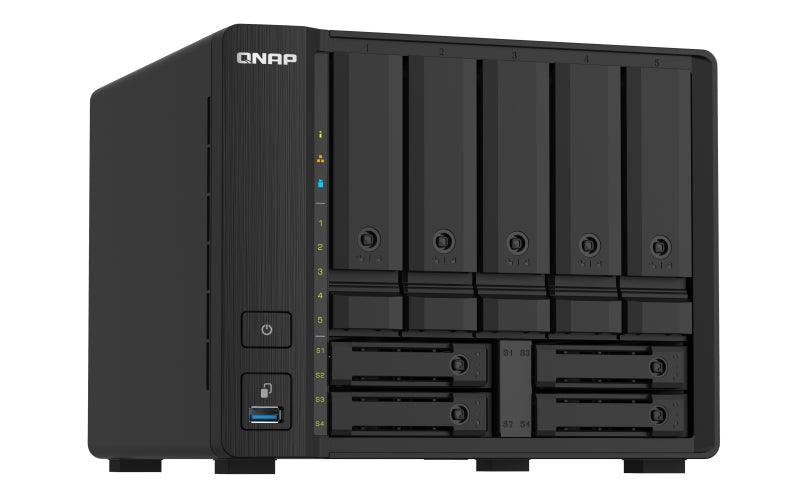 QNAP 5x 3.5" | Alpine AL324 ARM Cortex-A57 1.7GHz | 4 GB SODIMM DDR4 (1 x 4 GB) | 512 MB Flash | 120 W | AC 100 - 240 V (TS-932PX-4G)
