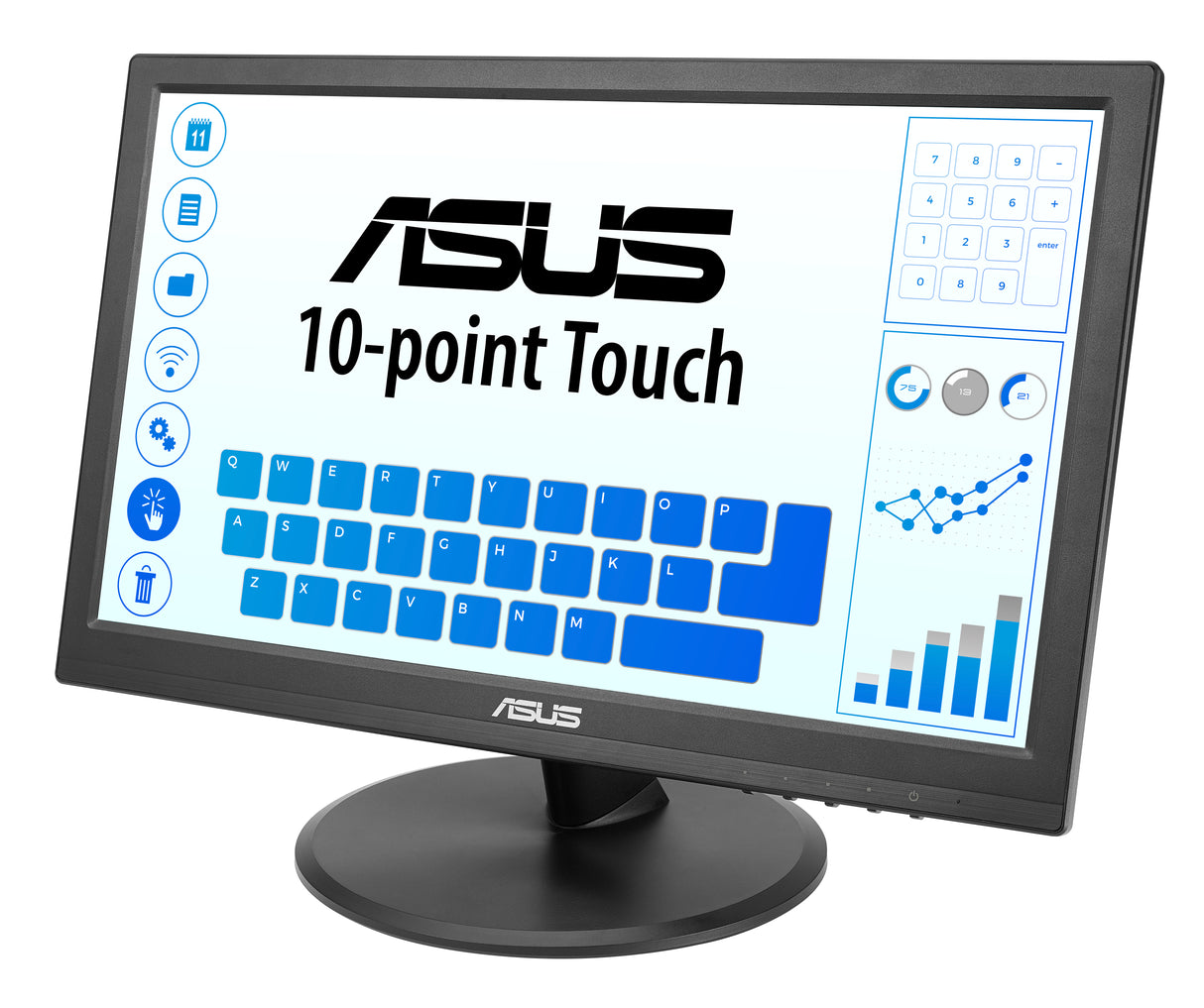 ASUS VT169HE Monitor – 15.6" / Full HD / IPS / 60Hz – Business Monitor