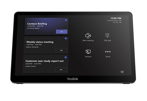 YEALINK MVC S40 – 4K Ultra HD / 120° Wide-Angle / AI-powered Features – MS Teams Certified Room System