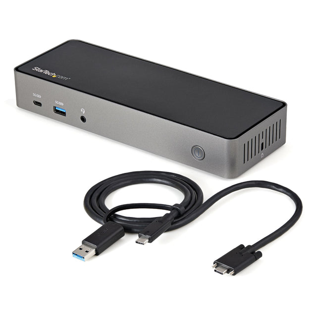 STARTECH USB-C and USB-A Hybrid Triple Monitor Docking Station